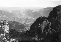 Val Sugana Blick auf Borgo vom Monte Kempel
